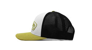 Sombreros de camionero de alta calidad con logotipo bordado personalizado 3D, Gorras de 2 tonos de colores mezclados, Gorras de camionero para hombre - Product Image 3