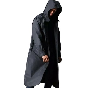 Chubasquero con capucha y cremallera cómodo para hombre personalizado de calidad superior chaquetas de lluvia de secado rápido - Product Image 1