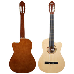 Guitare classique rouge cerise 4/4 avec tige de tension réglable et table en épicéa |   Midex MGX-100CR - Product Image 2
