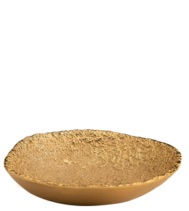 Plato de servicio de metal dorado decorativo de nuevo diseño, vajilla, aperitivos - Product Image 2