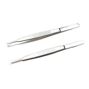 แหนบสแตนเลสเครื่องมือทำเล็บพร้อมเคล็ดลับสี่เหลี่ยมสำหรับใช้ในบ้าน - Product Image 3