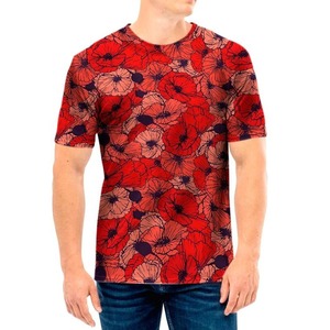 Oem/odm เสื้อยืดพิมพ์ลายโพลีเอสเตอร์แบบระเหิดแห้งเร็วดีไซน์พิมพ์โลโก้ตามสั่ง - Product Image 1