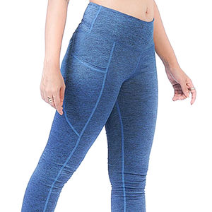Nouveau design maille à séchage rapide taille haute Fitness femmes Leggings haut tendance tissu tricoté personnalisé confort respirant pantalon de Yoga - Product Image 4