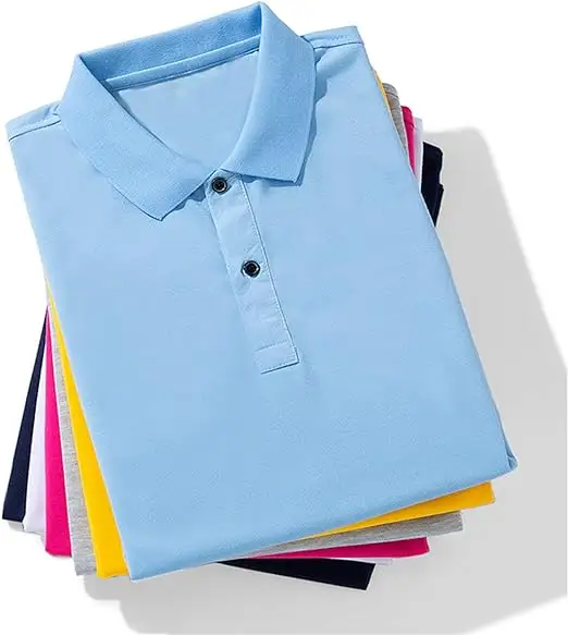 Camiseta informal de algodón con cuello de alta calidad, ropa deportiva para hombre, camisetas de diseñador, camisetas de Polo de Golf personalizadas de tela seca