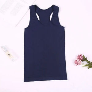 เสื้อกล้าม100% คอตตอนสำหรับผู้หญิงเสื้อกล้ามคอตตอนใส่ออกกำลังกายวิ่งเสื้อกล้ามไซส์ใหญ่พิเศษเสื้อครอปสีขาวไซส์ USA - Product Image 6