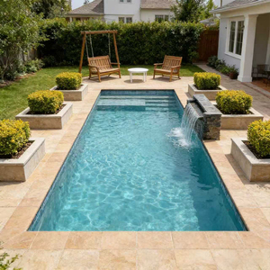 resort large fiberglass prefabricated low maintenance prefabricated backyard customcontainer shipping long - Product Image 4