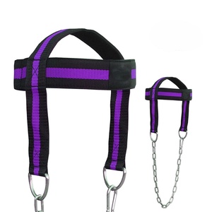 Harnais de tête en néoprène personnalisable pour l'entraînement en force et en résistance Harnais de cou d'exercice de soutien de construction d'haltérophilie - Product Image 1