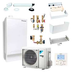 Sistema Híbrido Daikin Altherma R de 8 kW, Kit de Climatización para el Hogar con Accesorios para Calefacción, Refrigeración y Producción de Agua Caliente Doméstica, Hecho en Italia - Product Image 1