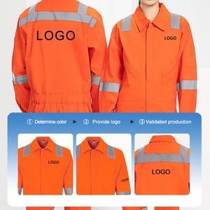 Overol Personalizado de Algodón Puro, Transpirable, Impermeable, de Alta Visibilidad, Reflectante, Resistente a la Abrasión y a las Manchas para Mecánicos - Product Image 4