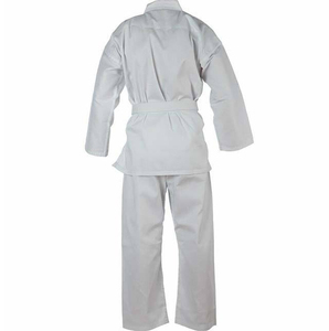Venta al por mayor mezcla de algodón cosido pantalones de artes marciales cordón cintura reforzada rodilla para Karate Jiu Jitsu entrenamiento - Product Image 2