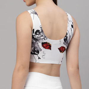 Sujetador deportivo sin costuras de alto soporte para mujer, último diseño de ropa de gimnasio con impresión de logotipo personalizado, estilo Simple, transpirable, asequible - Product Image 4