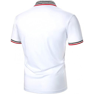 โปโลประสิทธิภาพสูงวิ่งโลโก้ที่กําหนดเองเสื้อกอล์ฟโพลีเอสเตอร์ผู้ชายพอดีเสื้อโปโลเสื้อยืดโปโลทํางาน - Product Image 4