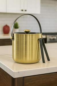 Private labelling Modern Metal <b>Ice</b> <b>Bucket</b> Sleek Bar Wine Champagne Cooler Party <b>Table</b> Beverage Holder Home Accessory - Product Image 5