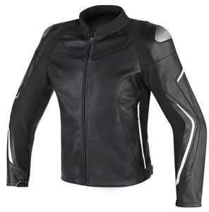 เสื้อแจ็กเก็ตมอเตอร์ไซด์ของผู้หญิงเสื้อแข่งรถมอเตอร์ไซด์หนังแท้ขนาดพิเศษงานตามสั่ง - Product Image 6