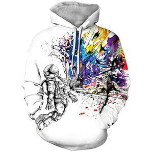 Sweat à capuche coupe-vent personnalisé dernier cri pour hommes de haute qualité en coton mélangé logo couleur design 3D broderie sublimation ODM OEM - Product Image 6