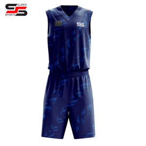 Uniforme réversible de maillot de basket-ball en maille en gros uniforme de basket-ball d'équipe vierge caractéristique Service de séchage rapide - Product Image 3