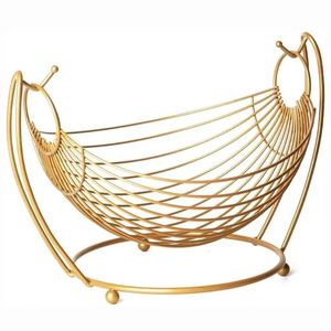 Paniers de stockage personnalisés d'organisateur de nourriture de fil métallique de décor moderne pour la cuisine - Product Image 5