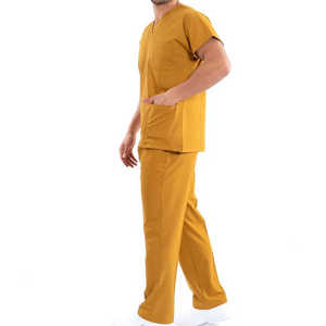 Comfortable Stretchy <b>Scrub</b> Suits Customizable Nursing <b>Uniforms</b> Soft Knitted Low Price Customizable Nursing <b>Uniform</b> <b>Scrubs</b> Suits - Product Image 2