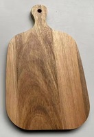 Planche à découper en bois artisanale avec accent agate, style vintage, écologique, marque God Grace Craft, taille et logo personnalisables, fruits indiens