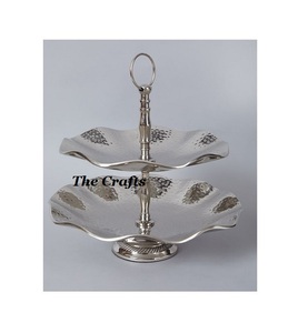 Iron <b>Cake</b> <b>Stand</b> With Wire Mash Cover <b>Set</b> Of Two Different Size Kitchenware <b>Cake</b> <b>Stand</b> Chocolate <b>Stand</b> - Product Image 5