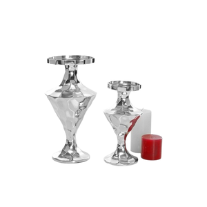 Antique Hammered High Quality <b>Candle</b> and Tealight Holder Set Of 3 Eco-Friendly Unique Decorative For Home Restaurant Wedding - Product Image 2