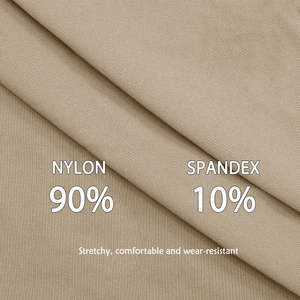 Pantalon de jogging vintage en toile écologique pour homme/femme, taille élastique très extensible, léger, séchage rapide, anti-plis - Product Image 5