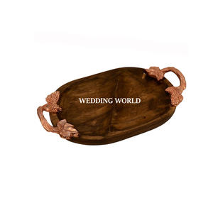 Rectangle Forme Meilleure Vente Designer Plateau À Chocolat À La Main Vente Chaude Articles De Mariage En Gros De Luxe Nouveau Plateau À Chocolat - Product Image 4