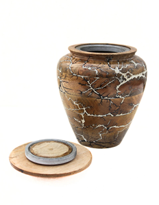 กล่องใส่เถ้ากระดูกสำหรับขี้เถ้าทำจากไม้มะม่วง - Product Image 5