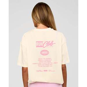 Values ​​Run Club FLXCotton Tee-off สีขาว แคนดี้พิงค์ - Product Image 4