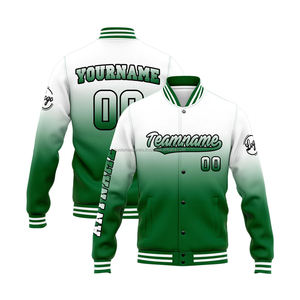 Veste universitaire personnalisée Urban Market pour hommes avec laine et cuir col montant avec logo brodé sur le devant MCACVJ-207 de marque à la mode - Product Image 1