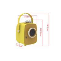 Projecteur de lampe torche LED pour écran de téléphone portable en forme de dessin animé éducatif avec matériau ABS, audio et image personnalisables, jouet