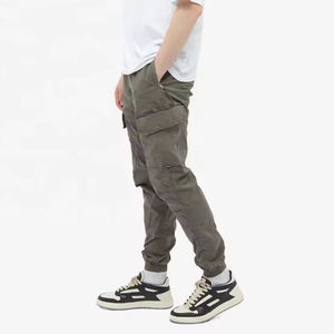 Skinny Slim Fit Lightweight High Quality Cotton Cargo Pants Men Streetwear Custom Outdoor <b>Working</b> Sweatpants <b>Trousers</b> - Product Image 3