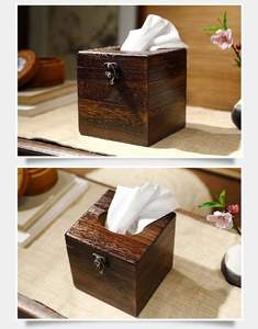 Caja de pañuelos de madera hecha a mano para restaurantes y hoteles que proporciona un uso a largo plazo con un estilo de presentación elegante - Product Image 1