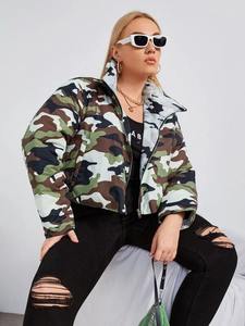 Venta al por mayor de logotipo personalizado de moda cremallera de las mujeres de burbujas chaquetas de invierno cálido transpirable abrigos chaqueta acolchada - Product Image 4