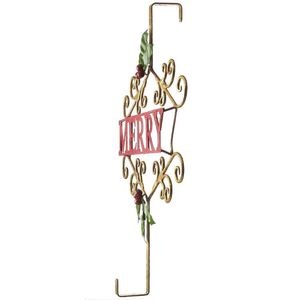 Merry Christmas Wall Window <b>Wreath</b> Hanger Indoor & Outdoor Home Hotel Door Entryway Hanging Decor <b>Xmas</b> Festive Party Decoration - Product Image 5