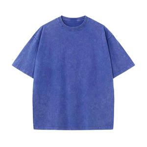 เสื้อยืดโอเวอร์ไซส์ผู้ชายรุ่นใหม่ OEM สำหรับกิจกรรมกลางแจ้ง แฟชั่นทันสมัย แห้งเร็ว ระบายอากาศได้ดี ผ้าฝ้ายฟลีซ 100% แขนสั้น รับสั่งทำ - Product Image 5