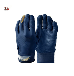 Guantes de bateo de béisbol para hombre de la mejor calidad, logotipo personalizado, diseño de cuero transpirable para Catcher, uso al aire libre, guantes deportivos con pelota - Product Image 4