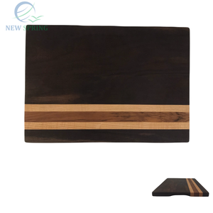 Custom Kitchen Cutting <b>Board</b> Made Durable Bamboo Eco-Friendly Style Versatile Walnut Wood Aesthetic <b>Black</b> Walnut Wood Safe Use - Product Image 2