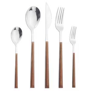 Juego de Cubiertos para Restaurante, Acero Inoxidable, Tenedor, Cuchara, Cuchillo, Cubiertos de Metal, Utensilios de Comedor - Product Image 3