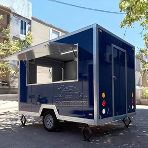 รถพ่วงขายอาหารเคลื่อนที่, รถพ่วงขายอาหารเชิงพาณิชย์แบบลากจูงสำหรับธุรกิจอาหารเคลื่อนที่ ใช้เป็นสถานีบาร์บีคิวเคลื่อนที่, ไอศกรีม - Product Image 5