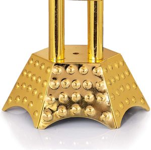Quemador de Incienso de Metal de Estilo Árabe de Lujo, Incensario Creativo Dorado de Escritorio para Decoración del Hogar, Fiestas y Aromaterapia - Product Image 5
