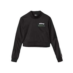 Women's Black Mercedes Track <b>Top</b> Breathable Design - Product Image 1