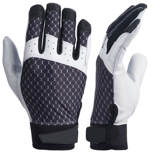 Gants de frappe de baseball professionnels Rabixo Sports - Fermeture auto-agrippante en cuir, doigts entièrement couverts, imperméables, unisexes - Product Image 1