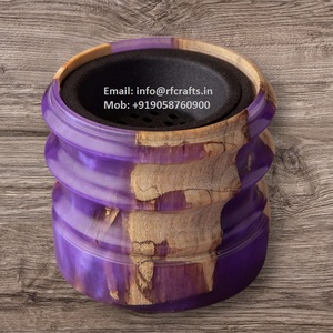 Quemador de incienso de resina de madera de agar de alta calidad hecho a mano Loban de madera y Bakhoor Medkhan Mubkhara para obsequios de Eid Ramadan - Product Image 2