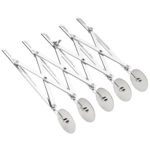 เครื่องตัดพิซซ่าสแตนเลสเครื่องมือเสิร์ฟอาหารสำหรับบ้านร้านอาหารเครื่องมือครัวและอุปกรณ์ทำขนมพิซซ่าที่ดีที่สุดที่ตัดแป้ง - Product Image 1