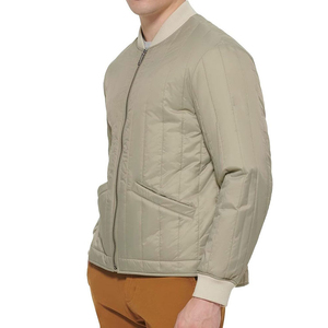 Chaqueta Acolchada de Otoño para Hombre, Nueva Llegada en Tallas Grandes, Transpirable, Resistente al Viento, con Cuello Alto Tejido y Tejido de Lona Recubierto - Product Image 3