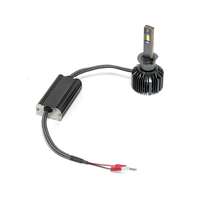 Haute puissance Mini ventilateur LED conception MI H7 H18 pièces automobiles 7500lm H11 H8 H9 9006 9005 H7 LED ampoule de phare de voiture