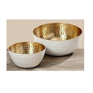 Cuenco de lujo hecho a mano para servir frutas, frutas secas, etc., diseño antiguo, elegante, único, de acero inoxidable - Product Image 1