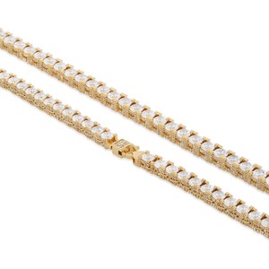 Nuevo diseño Pass Diamond Tester Hip Hop Jewelry 14KT Solid Yellow Gold Lab Grown Diamond IGI Certified Collares para mujeres - Product Image 1