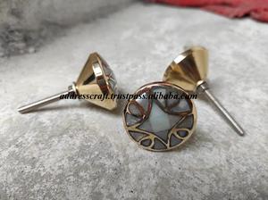 Unique Quality Resin And Metal Knobs Door Handle Furniture Door Knobs Drawer Chest Knobs Furniture <b>Accessories</b> Cabinet Pull - Product Image 6